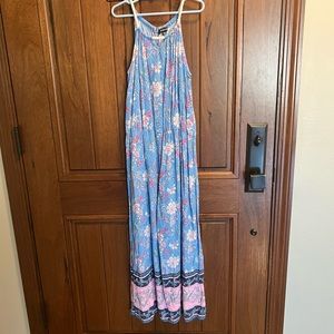 Zunie girls’ size 12 one-piece floral pant‎ romper